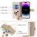 iPhone 14 Crossbody Litchi Texture Leather Phone Case - White