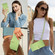 iPhone 14 Crossbody Litchi Texture Square Buckle Leather Phone Case - Green