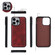 iPhone 14 Crossbody Multi-functional Zipper Wallet Leather Phone Case - Red