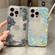 iPhone 14 Crystal Ice Cooling Shockproof TPU Phone Case - Red Flower