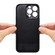 iPhone 14 Denior Retro Back Cover Card Slot Phone Case - Black