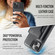 iPhone 14 DG.MING MAGKING-K2 Series MagSafe RFID Card Bag Detachable Phone Case - Black