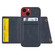 iPhone 14 Double Buckle Card Slots PU+TPU Phone Case - Blue