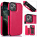 iPhone 14 Double Buckle Phone Case - Rose Red