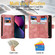 iPhone 14 Dream 9-Card Zipper Wallet RFID Leather Phone Case with Lanyard - Rose Gold