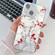 iPhone 14 Electroplating Flower Texture TPU Phone Case - Red Plum Blossom SH2