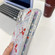 iPhone 14 Electroplating Flower Texture TPU Phone Case - Red Plum Blossom SH2