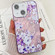 iPhone 14 Electroplating Flowers Plants Texture TPU Phone Case - Azalea FL4