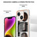 iPhone 14 Electroplating Marble Dual-side IMD Phone Case - Retro Radio
