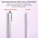 iPhone 14 Fine Hole Pure Color Liquid Silicone MagSafe Phone Case - Lilac