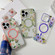 iPhone 14 Flowers Dual-side Laminating Magsafe Phone Case - Green
