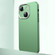 iPhone 14 Frosted Metal Material Phone Case with Lens Protection - Green