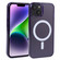 iPhone 14 GEBEI MagSafe Magnetic Transparent Phone Case - Purple