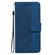 iPhone 14 Geometric Embossed Leather Phone Case - Blue
