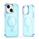 iPhone 14 Glitter MagSafe Shockproof Phone Case - Blue