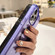 iPhone 14 Glitter Powder TPU Hybrid PC MagSafe Phone Case - Purple