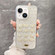 iPhone 14 Gold Foil Pearl Bow TPU Phone Case - Bow