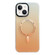 iPhone 14 Gradient IMD PC Hybrid TPU MagSafe Phone Case - Orange