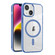 iPhone 14 Ice Color Magnetic Series TPU Hybrid Acrylic Magsafe Phone Case - Far Peak Blue
