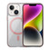 iPhone 14 Ice Skin MagSafe PC Hybrid TPU Phone Case - Pink