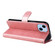 iPhone 14 JSM Calf Texture Leather Phone Case - Pink