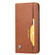 iPhone 14 Knead Skin Texture Leather Case - Brown