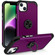 iPhone 14 L2 Rotating Ring Holder Magnetic Phone Case - Dark Purple