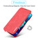 iPhone 14 LC.IMEEKE Hon Ancient Series Flip Leather Phone Case - Red