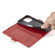 iPhone 14 LC.IMEEKE Magnetic Buckle Leather Phone Case - Red