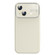 iPhone 14 Liquid Silicone Large Glass Window Phone Case - Antique White