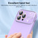 iPhone 14 Liquid Silicone Large Glass Window Phone Case - Black