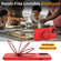 iPhone 14 Liquid Silicone MagSafe Magnetic Phone Case with Ring Holder - Red