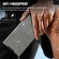 iPhone 14 Magnetic Napa Texture Leather Phone Case with Holder - Grey