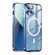 iPhone 14 MagSafe Frosted Metal Phone Case - Blue