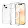 iPhone 14 Magsafe Magnetic Acrylic Shockproof Phone Case - Transparent White