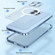 iPhone 14 Metal Frame Frosted PC Shockproof MagSafe Case - Ocean Blue