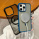 iPhone 14 Metal Lens Frame MagSafe Phone Case - Black