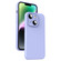 iPhone 14 Microfiber Liquid Silicone Shockproof Phone Case - Purple