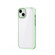 iPhone 14 Ming Shield Hybrid Frosted Transparent Phone Case - Light Green