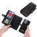 iPhone 14 Multi-functional Zipper Wallet Leather Phone Case - Black