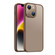 iPhone 14 Nano Semi-transparent Frosted Skin Feel Phone Case - Desert Gold