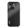 iPhone 14 PC Hybrid Aluminum Alloy Brushed Shockproof Phone Case - Black