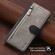 iPhone 14 POLA Dual-color Zipper Wallet RFID Leather Phone Case - Grey Black