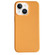 iPhone 14 Pure Color Leather Magsafe Magnetic Phone Case - Orange