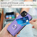 iPhone 14 R20 Ring Card Holder Phone Case - Purple