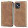 iPhone 14 Retro Skin Feel Magnetic Flip Leather Phone Case - Brown