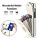 iPhone 14 Ring Holder RFID Card Slot Phone Case with Long Lanyard - Beige