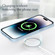 iPhone 14 R-JUST Square Round Mirror PC+TPU Phone Case - Blue