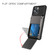 iPhone 14 Scratch-Resistant Shockproof Heavy Duty Rugged Armor Protective Case with Card Slot - Green