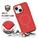 iPhone 14 Shockproof MagSafe Armor PC Hybrid TPU Phone Case - Red+Black
